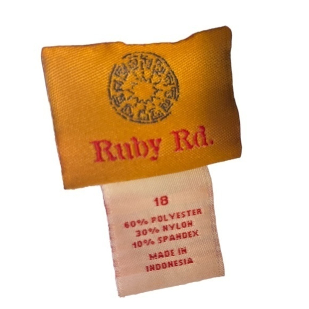 Ruby Rd red button up top. - Picture 3 of 5